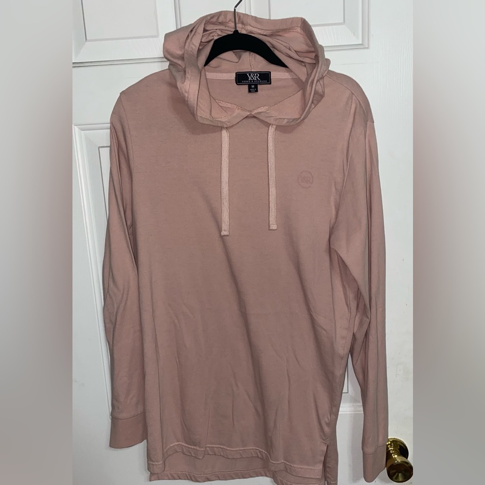 Young & Reckless Pink Long Fit Hoodie